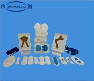 Dispositif fixe de cathéter médical d'hôpital de style de la Corée avec des accessoires de crochet et de boucle pour la pièce d'injection
